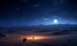 empty-quarter-desert-night-with-moonlight-group-people-walking-camels