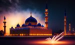 free-photo-ramadan-kareem-eid-mubarak-royal-elegant-lamp-with-mosque-holy-gate-with-fireworks-1