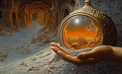 hand-holding-globe-desert