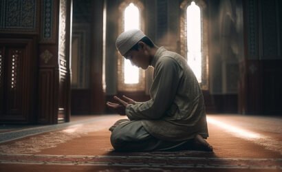 man-sits-rug-mosque-praying-sun-is-shining-through-window-1