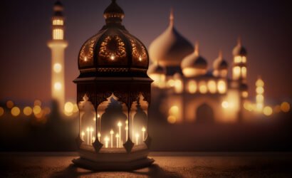 islamic-lantern-with-blurred-mosque-background-al-fitr-adha-eid